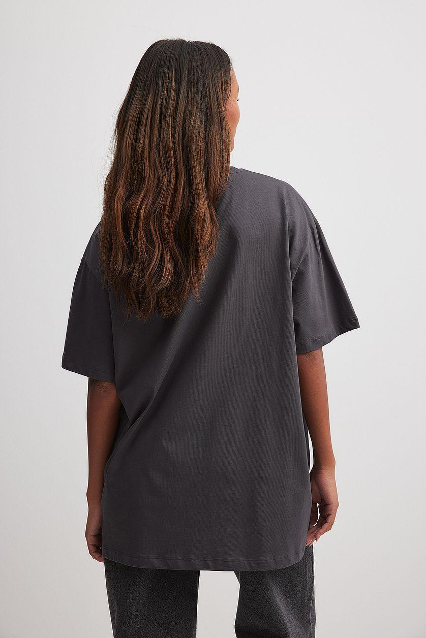 Round Neck Oversized Tee Product Image
