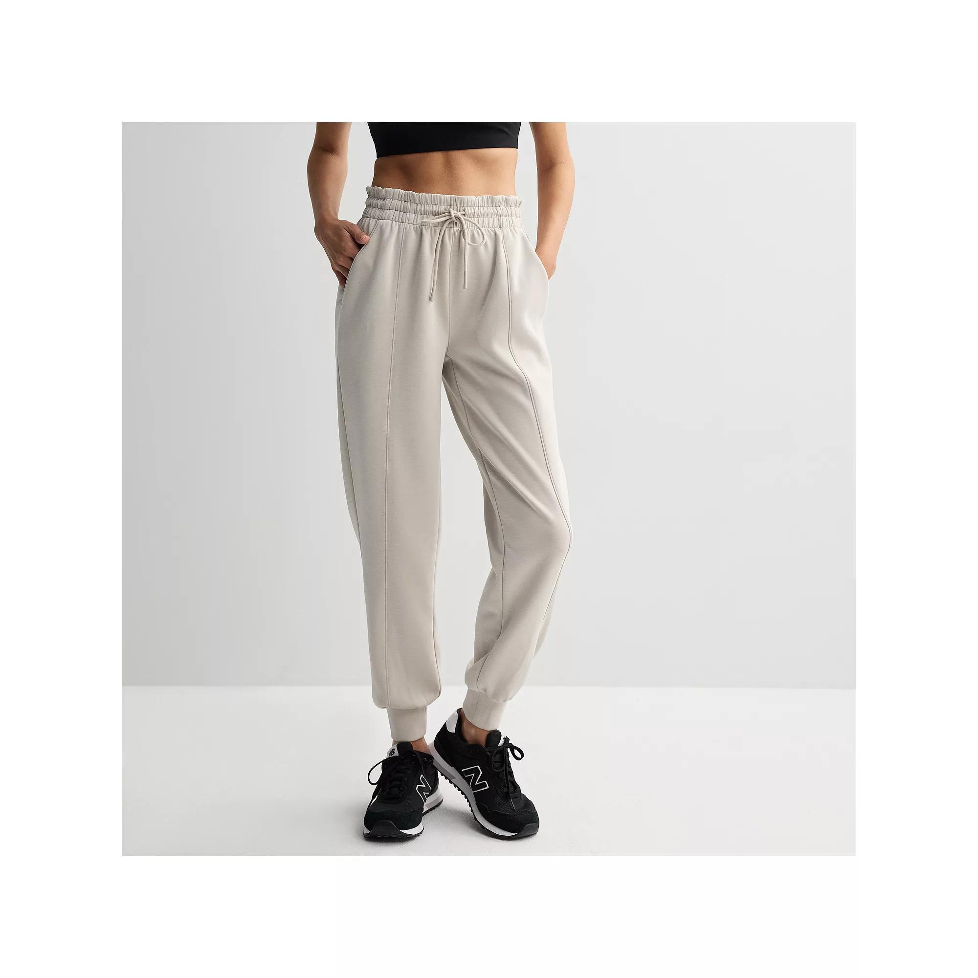 Women's FLX Solace High-Rise Seamed Front Pants, Size: XL Long, Brown Trap Product Image