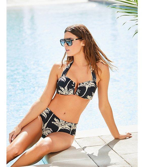 Gibson & Latimer West Palms V-Wire Bandeau Swim Top Product Image