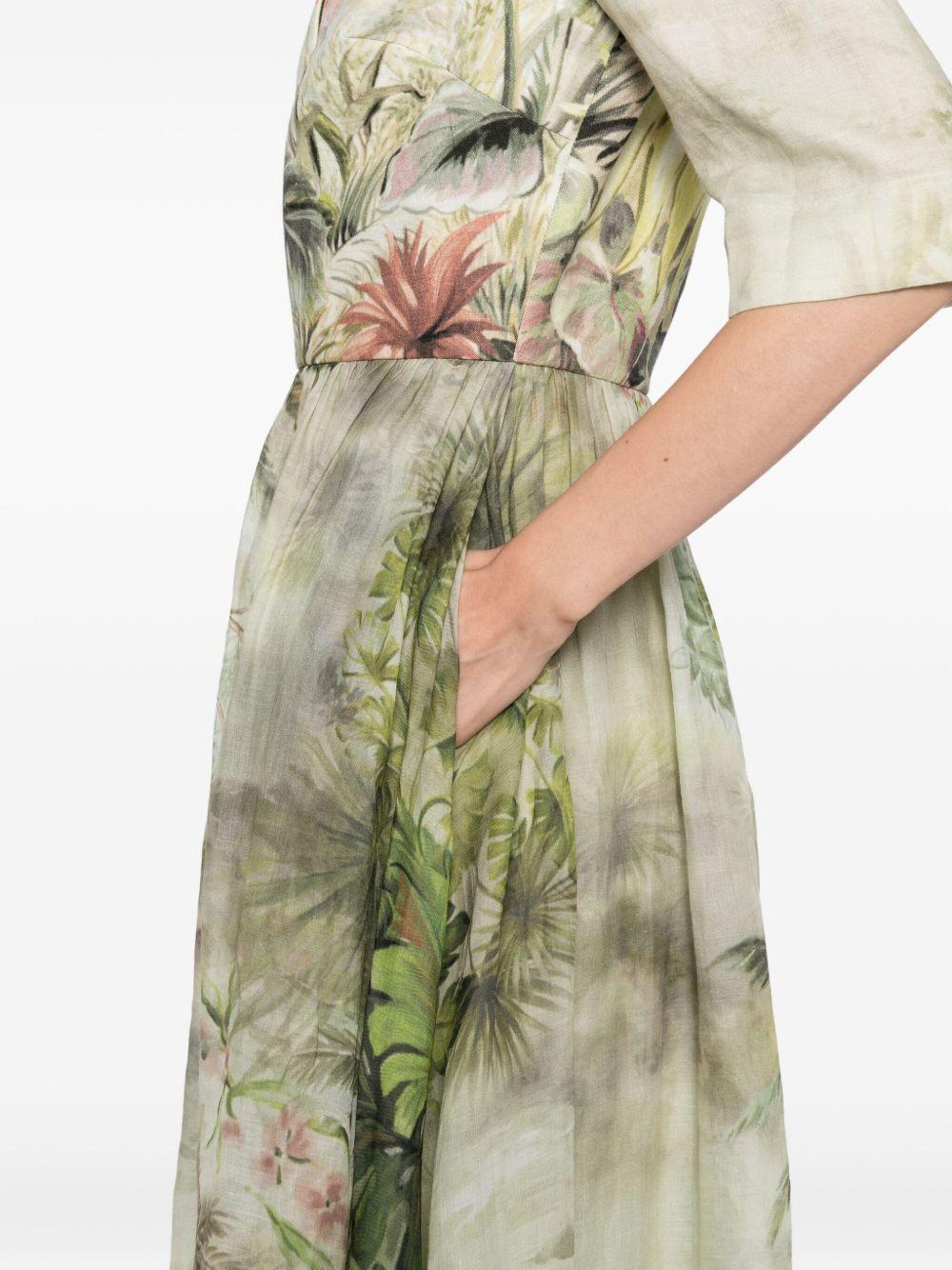printed midi dress Product Image