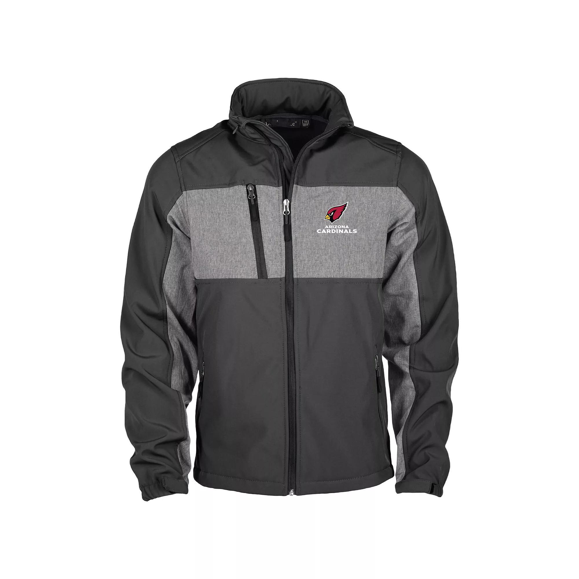 Men's Dunbrooke Black Pittsburgh Steelers Circle Zephyr Softshell Full-Zip Jacket, Size: Small Product Image