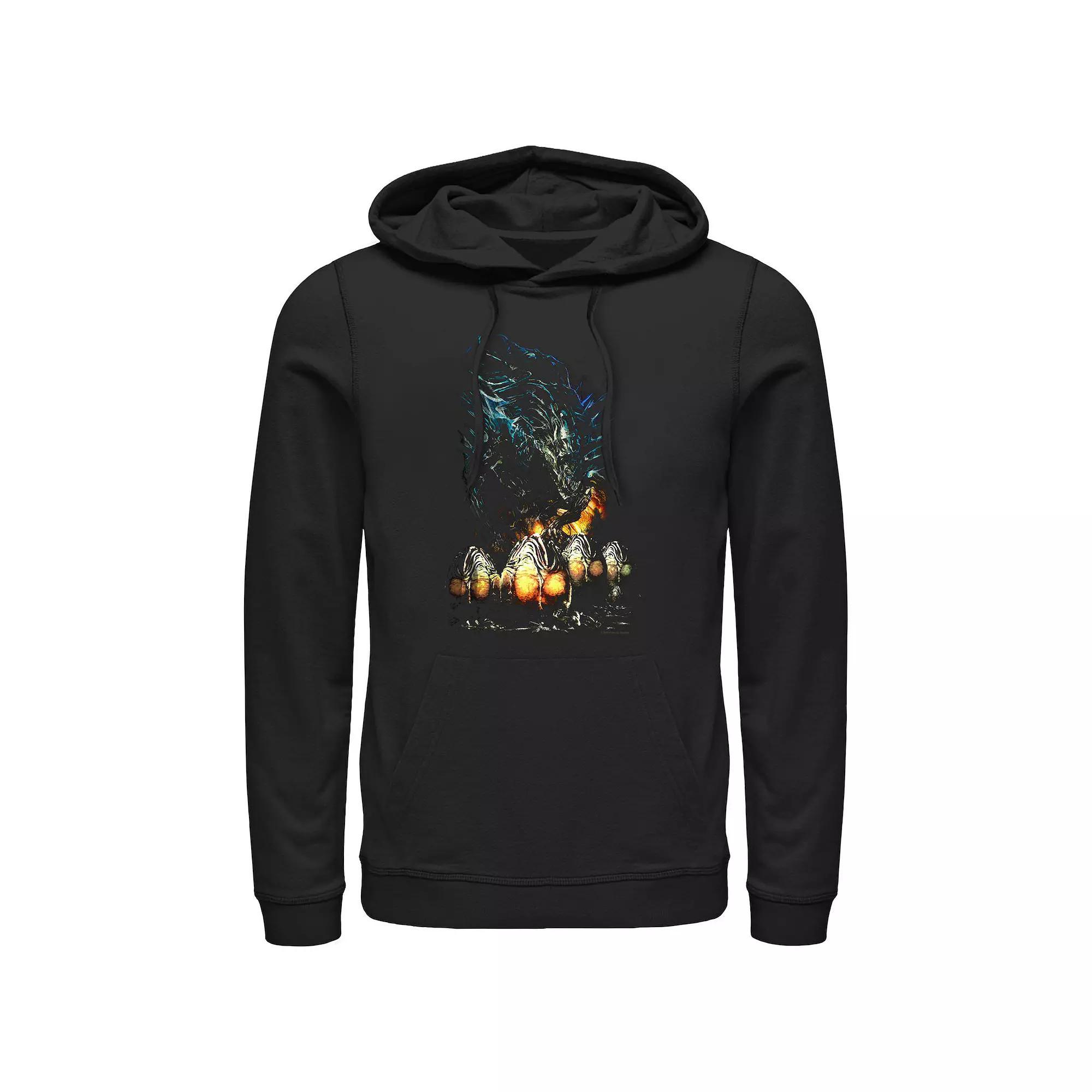 Men's Aliens Xenomorph With Eggs Graphic Hoodie,  Product Image