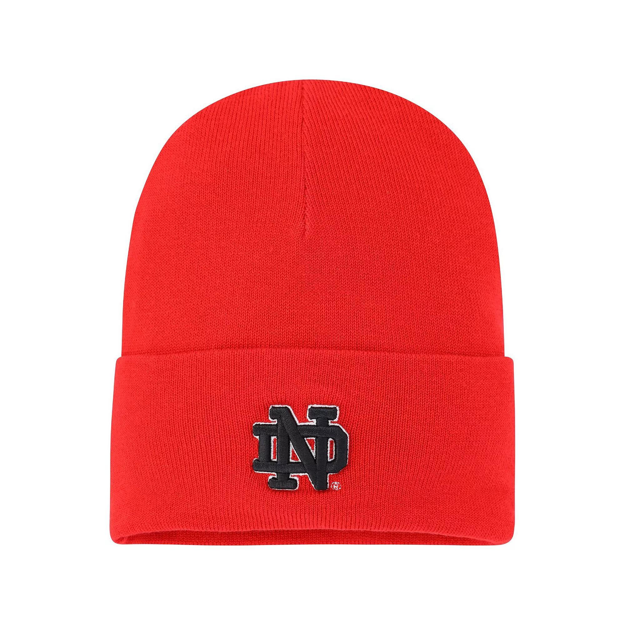Men's Under Armour Red Notre Dame Fighting Irish Signal Caller Cuffed Knit Hat Product Image