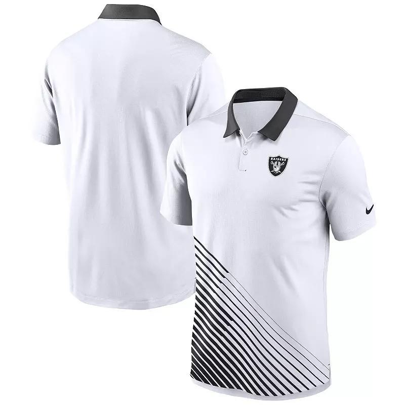 Mens Nike White Las Vegas Raiders Vapor Performance Polo Product Image