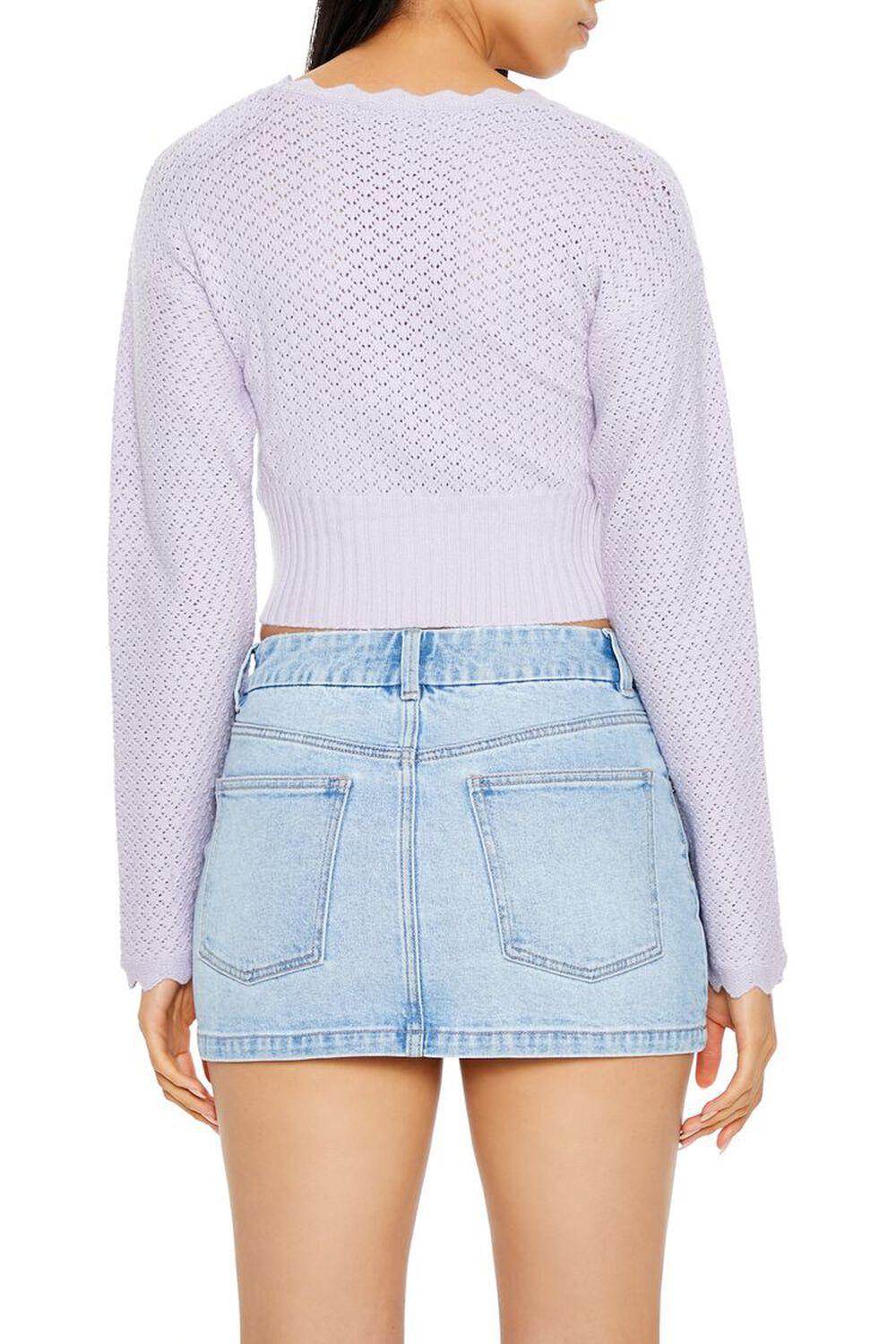 Textured Surplice Cropped Sweater | Forever 21 Product Image