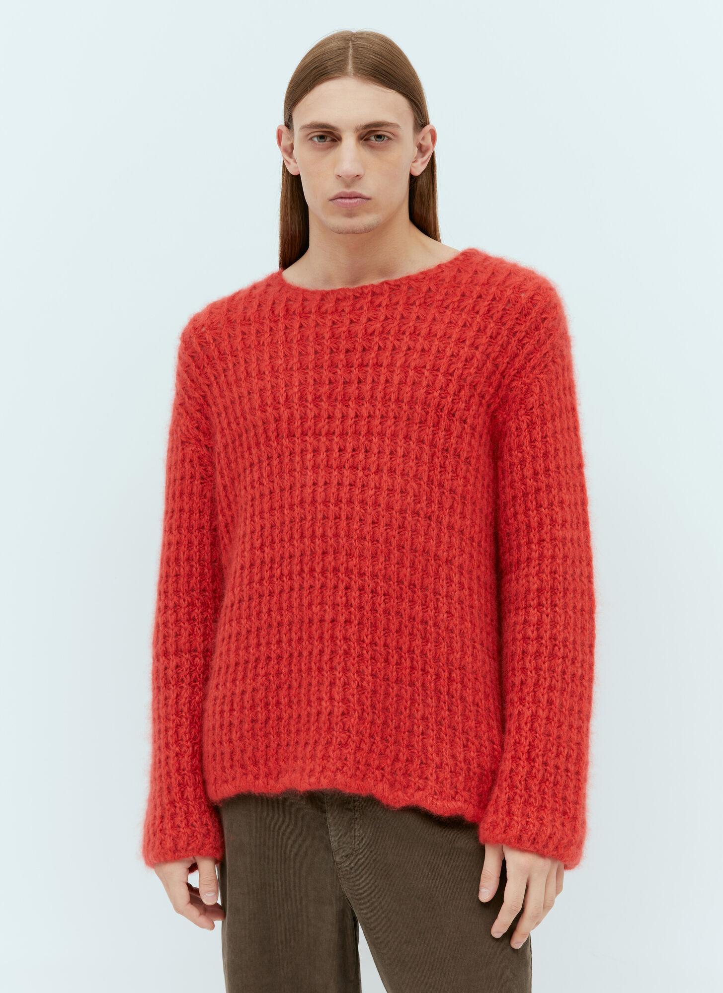 THE ROW Olen Cashmere Sweater In Red Product Image