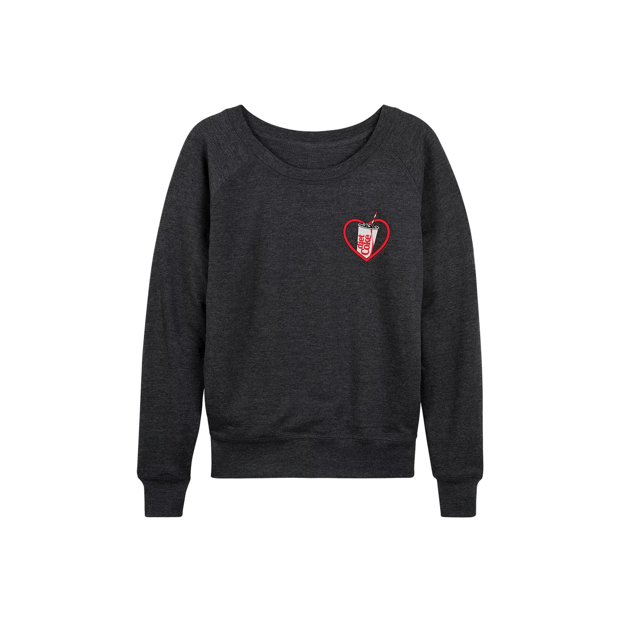 Women's Pastel Mandala French Terry Long Sleeve Tee, Girl's,  Product Image