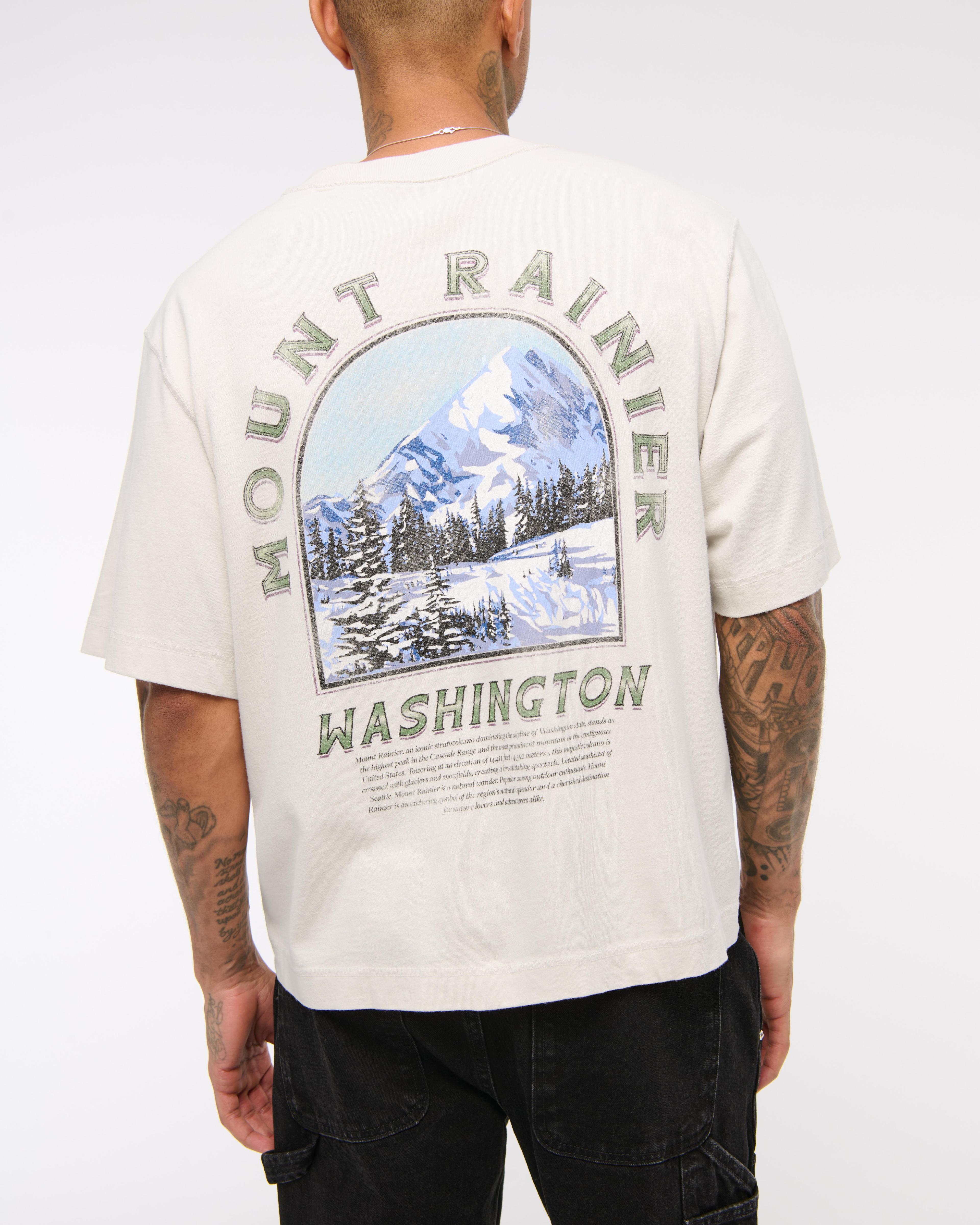 Cropped Mount Rainier Graphic Tee Product Image