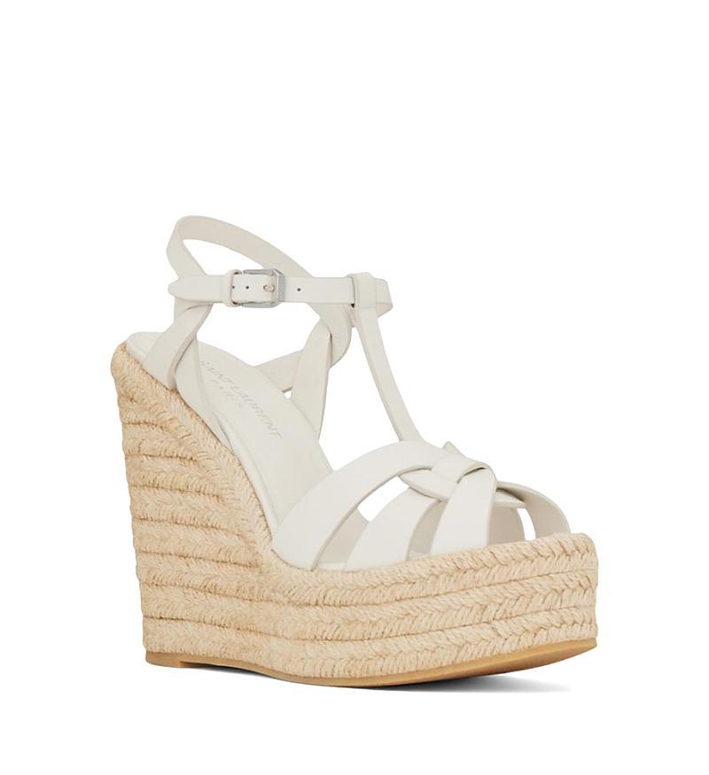 Womens Tribute Leather Espadrille Wedge Sandals Product Image