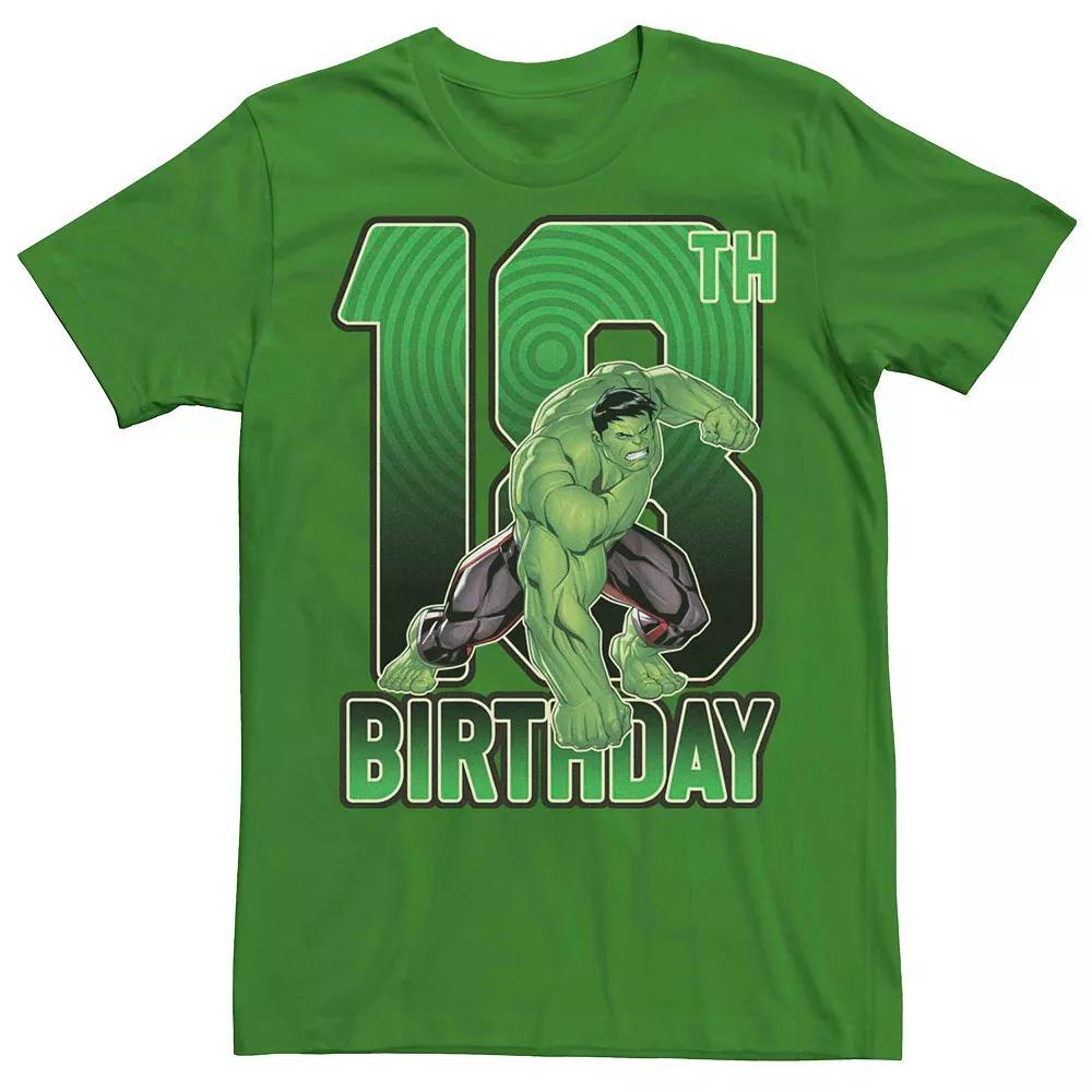 Men's Marvel's Hulk 18th Birthday Tee,  Product Image