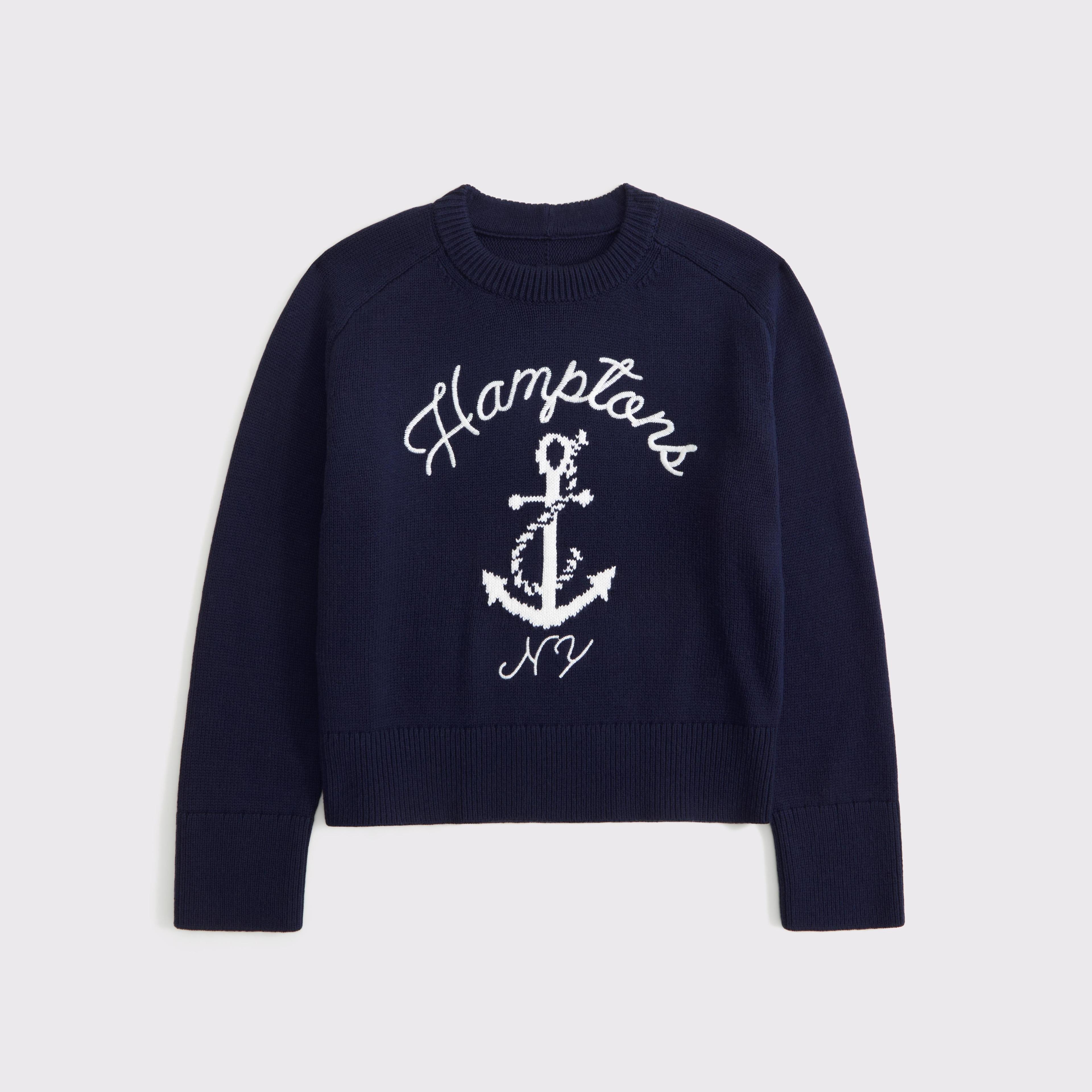 The A&F Madeline NYC Crew Sweater Product Image