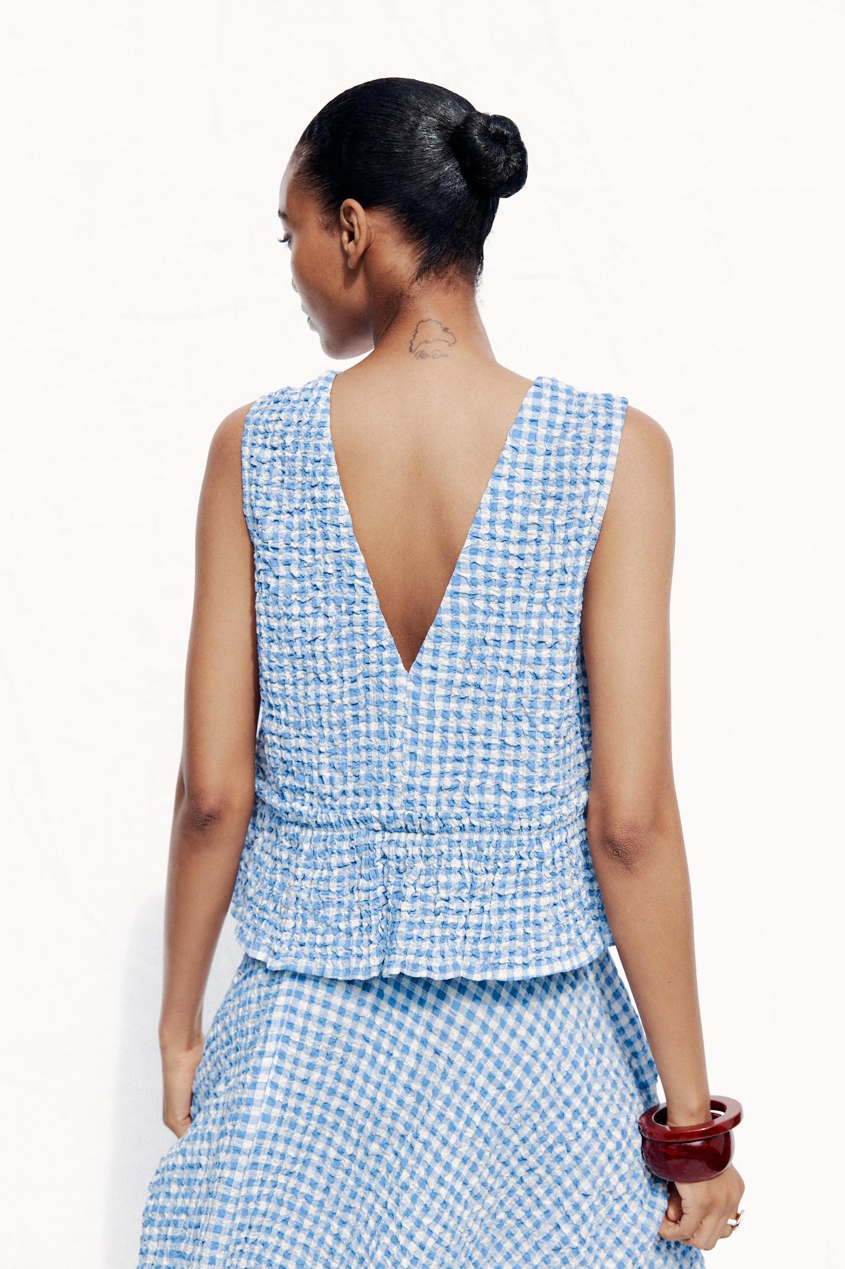 GINGHAM TOP Product Image