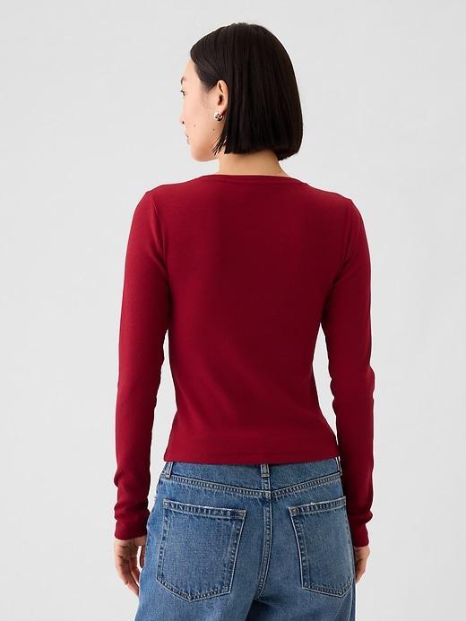 Modern Rib Cropped T-Shirt Product Image