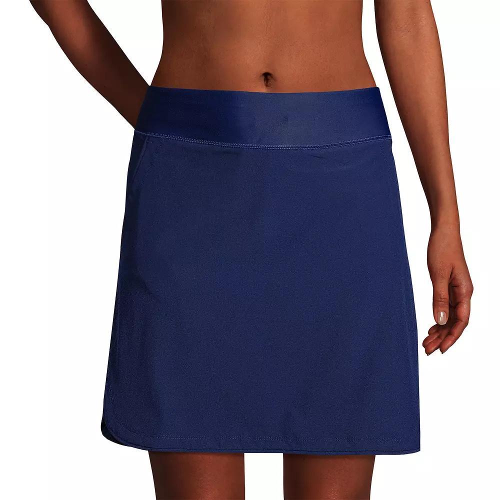 Women's Lands' End Comfort Waist UPF 50 Swim Skirt,  Product Image