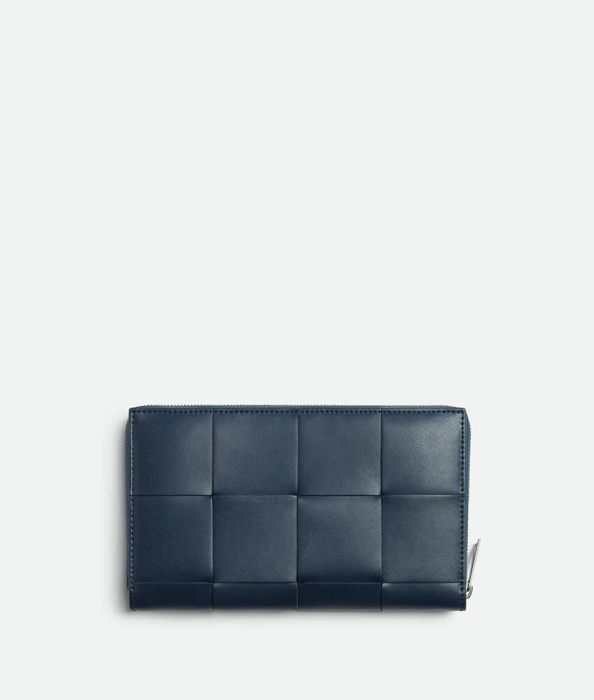 Men's Cassette Zip Around Wallet in Deep blue/ambra Product Image