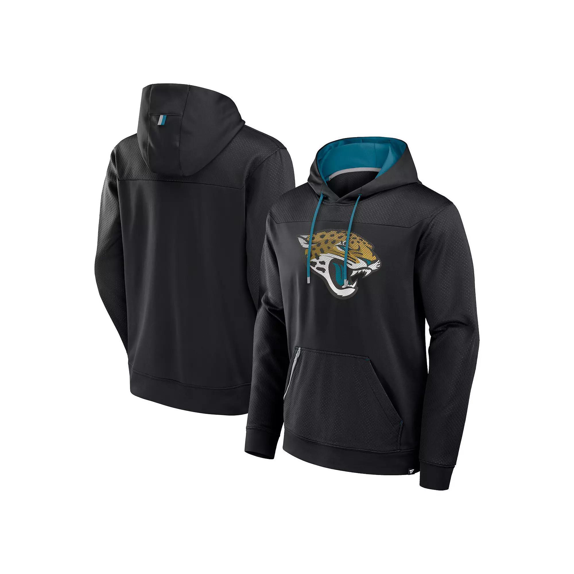 Men's Fanatics Black Oklahoma Sooners Defender Dot Faded Primary Pullover Hoodie,  Product Image