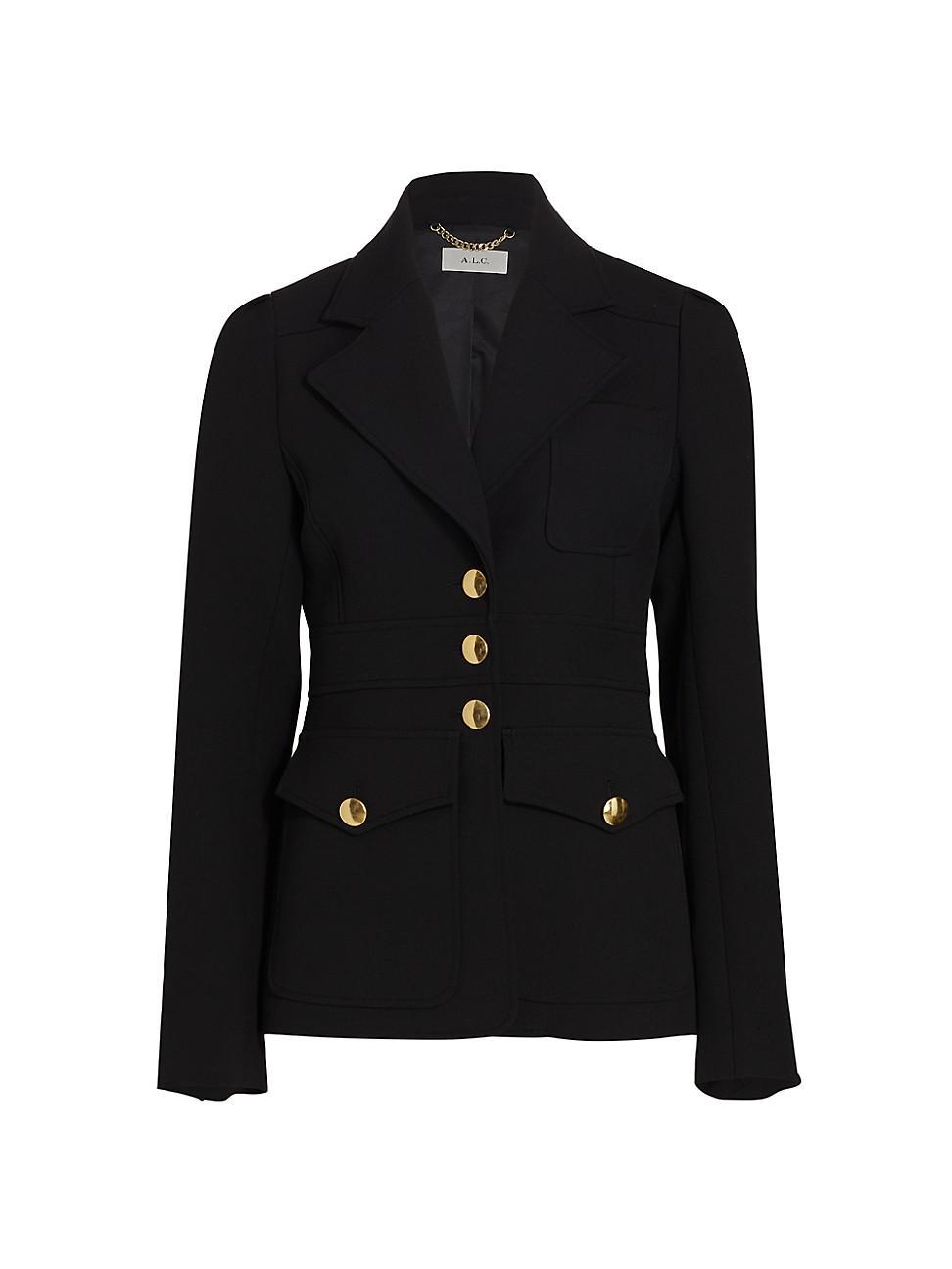 Amelia Tailored Military Blazer Jacket Product Image