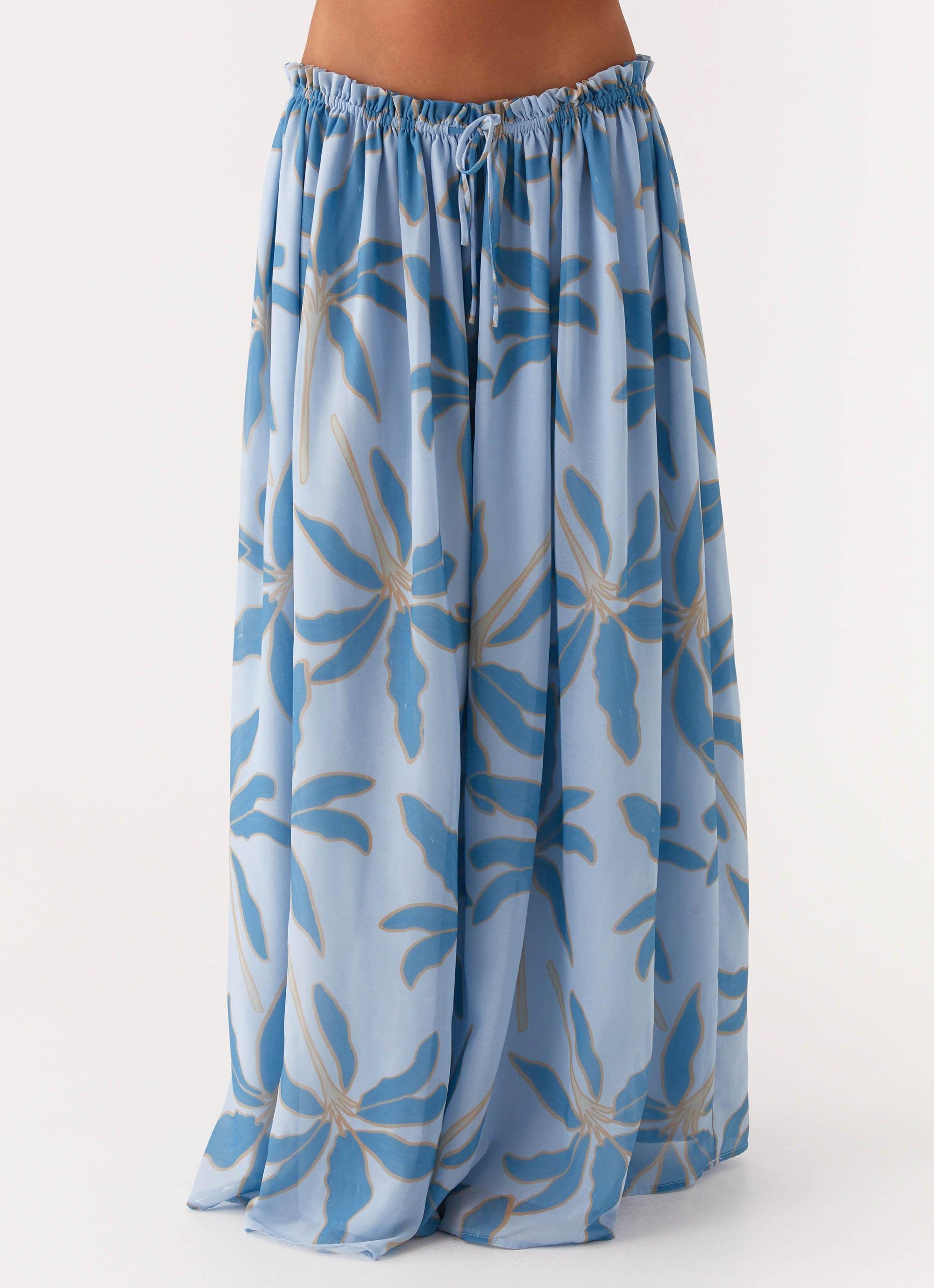 Zaya Maxi Skirt - Opulent Blue Product Image