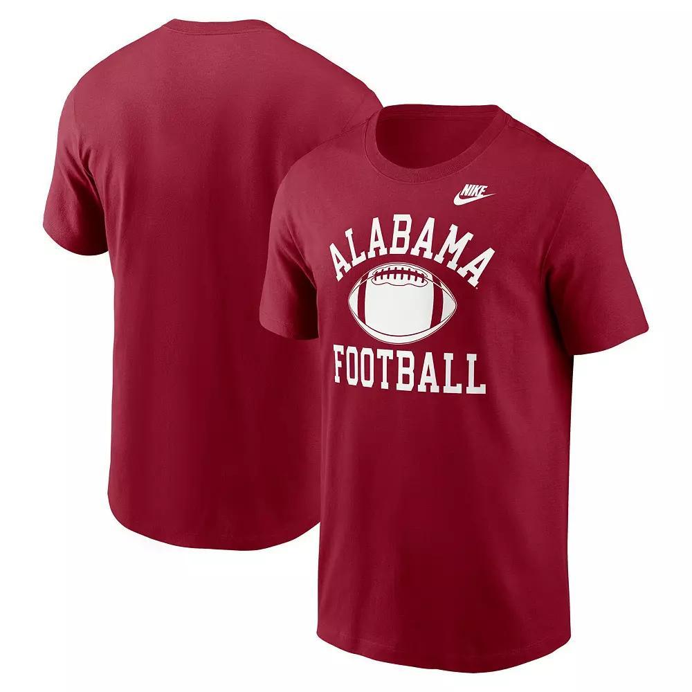 Men's Nike Crimson Alabama Crimson Tide Legacy Football Icon T-Shirt,  Product Image