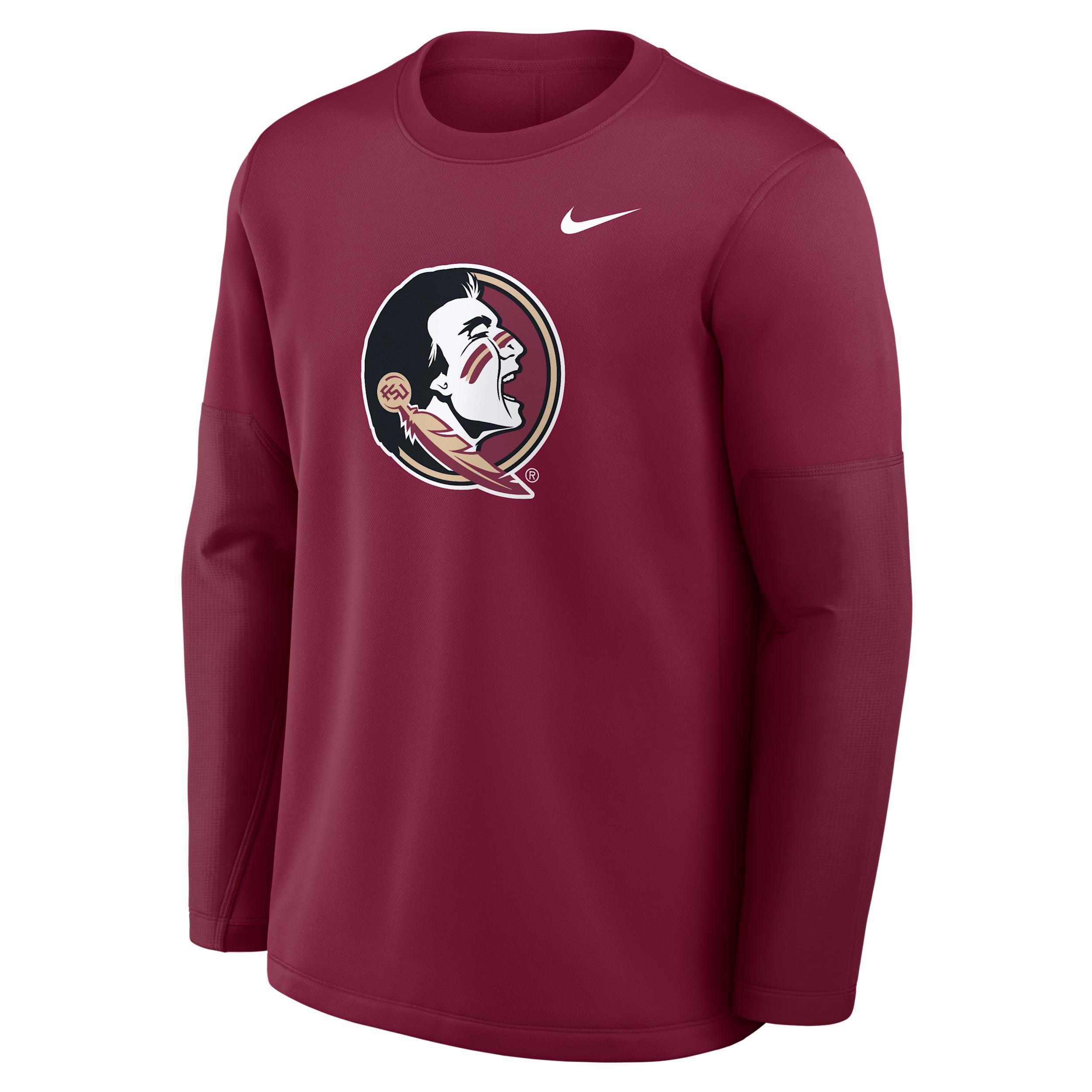 Michigan State Sideline Coach Nike Mens Therma-FIT College Long-Sleeve T-Shirt | 03BR0DF2MST-6P4 Product Image