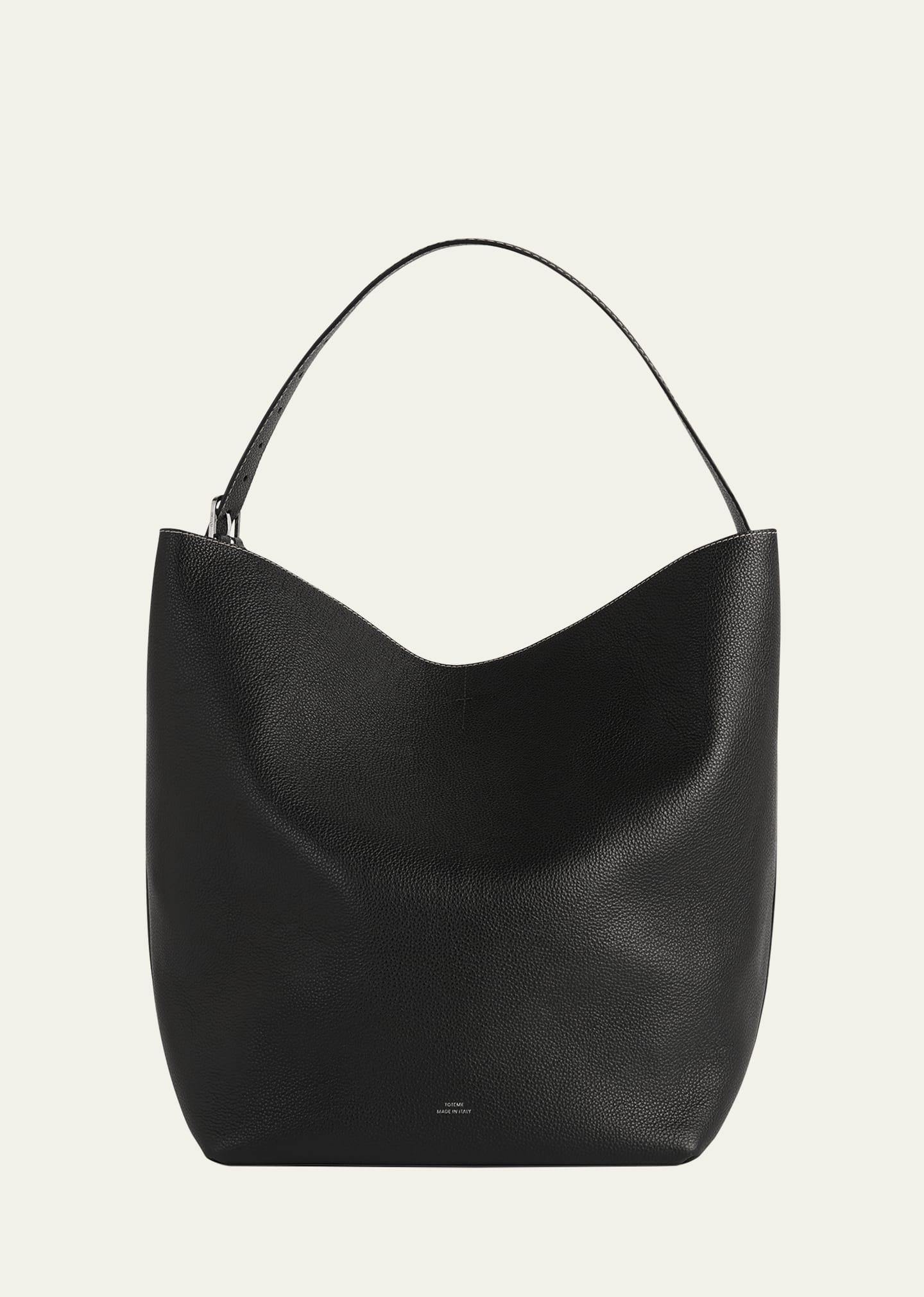 Womens Belted Leather Tote Bag Product Image