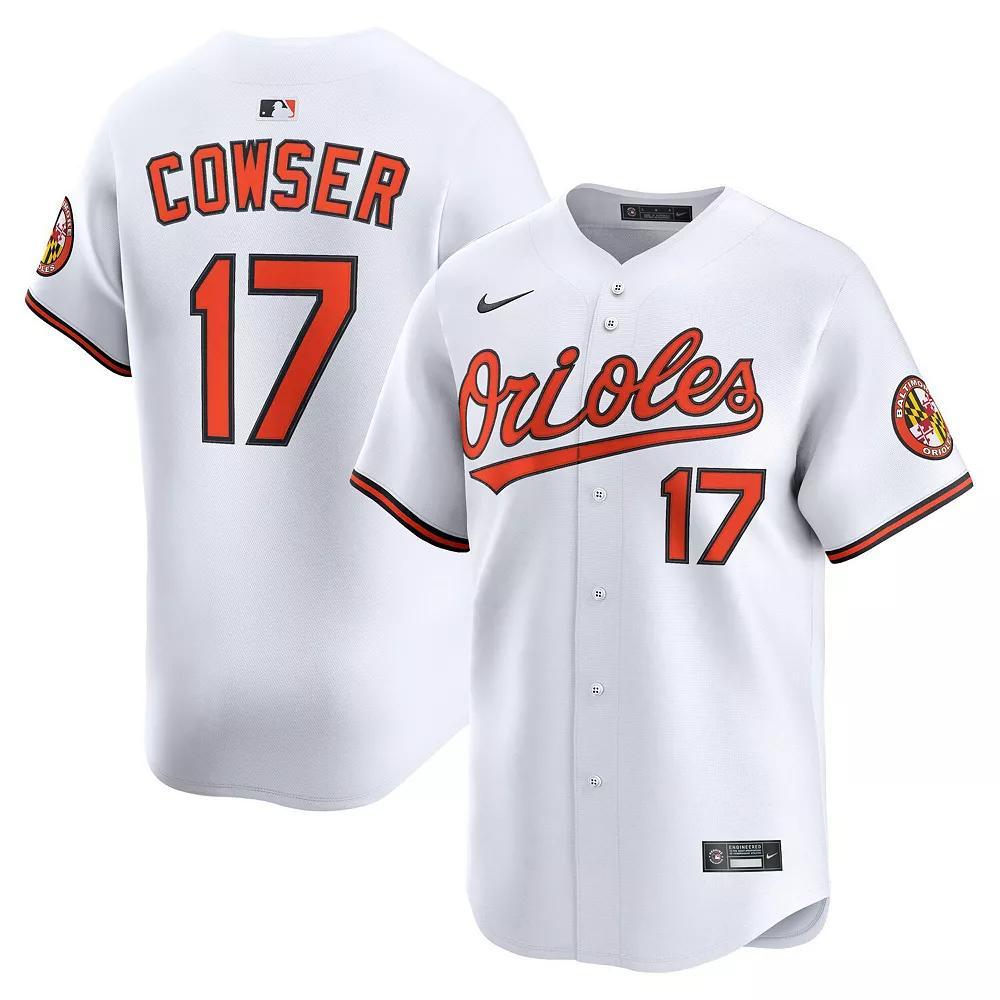 Men's Nike Colton Cowser White Baltimore Orioles Home Limited Player Jersey,  Product Image