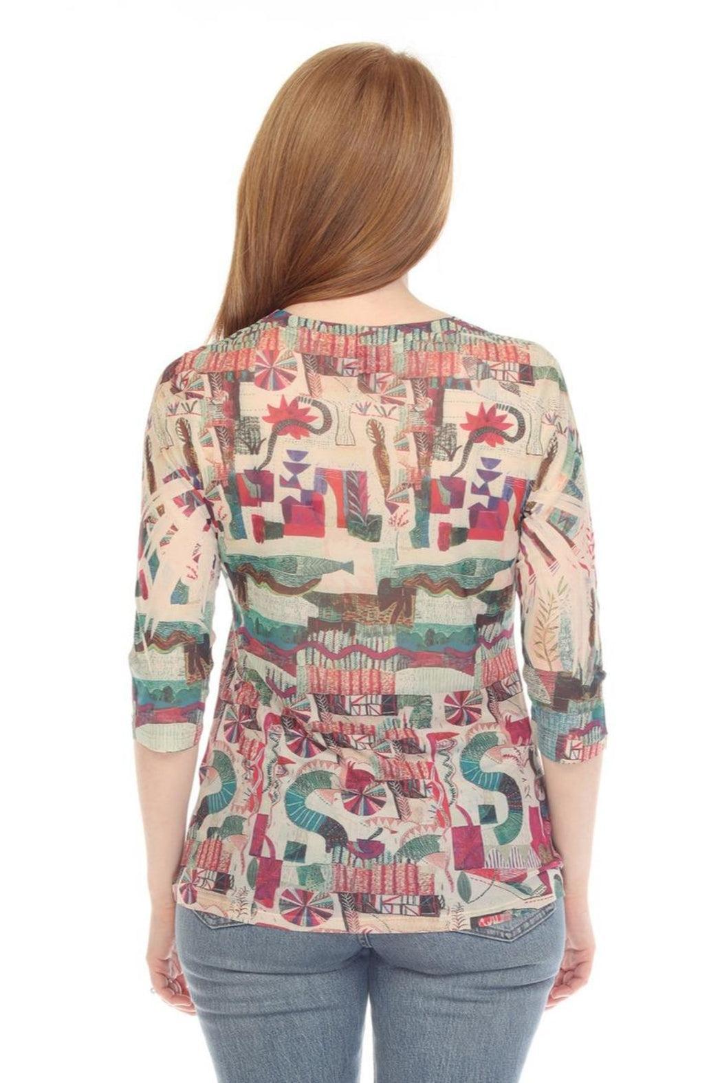 Ethnic Wall Mesh Top Product Image