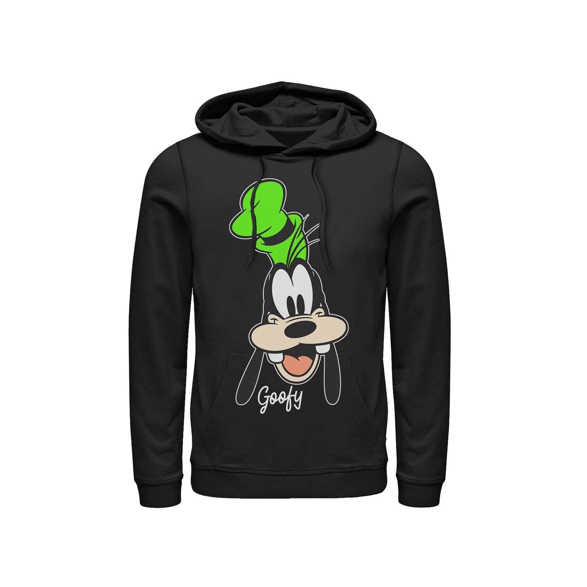 Disney's Goofy Smiling Face Portrait Men's Hoodie,  Product Image