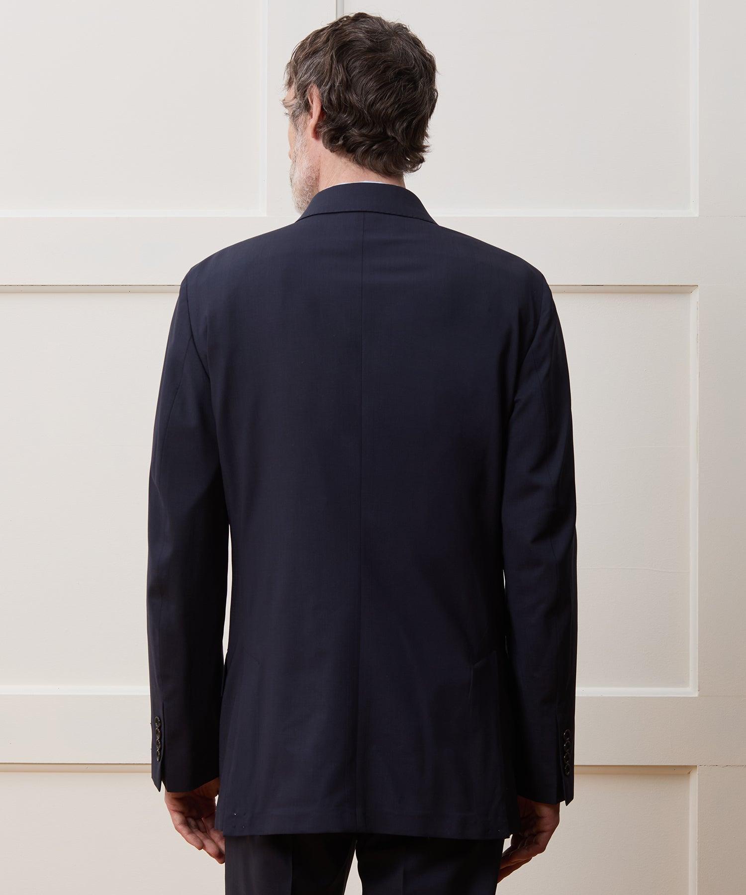 Italian Tropical Wool Wythe Jacket in Navy Product Image