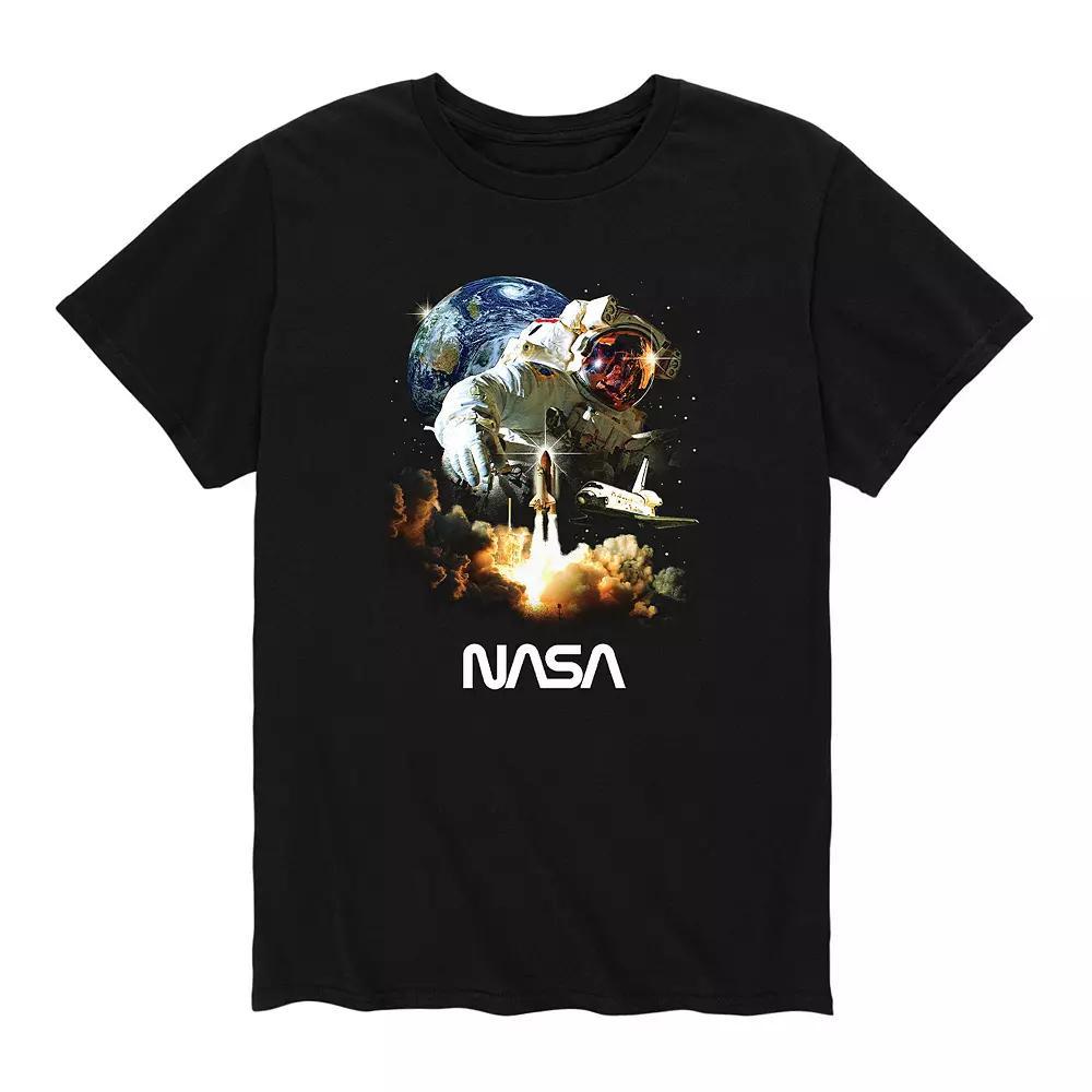 Big & Tall NASA Space Shuttle Tee, Men's,  Product Image
