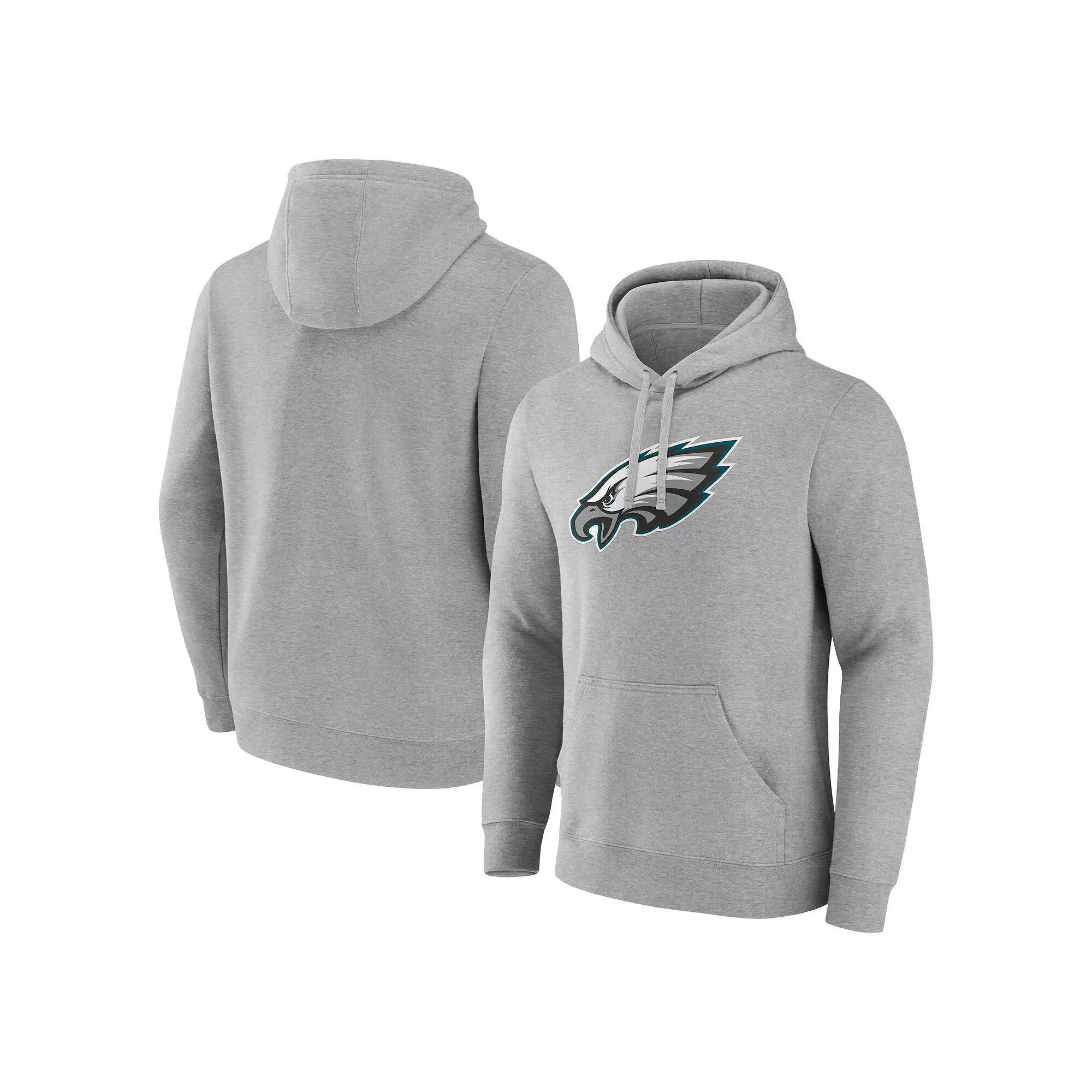 Men's Fanatics Heather Gray Kansas City Chiefs Deliver Fleece Pullover Hoodie,  Product Image