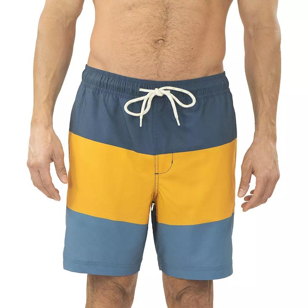 Mens Trinity Coast 7 Colorblock Swim Trunks Product Image