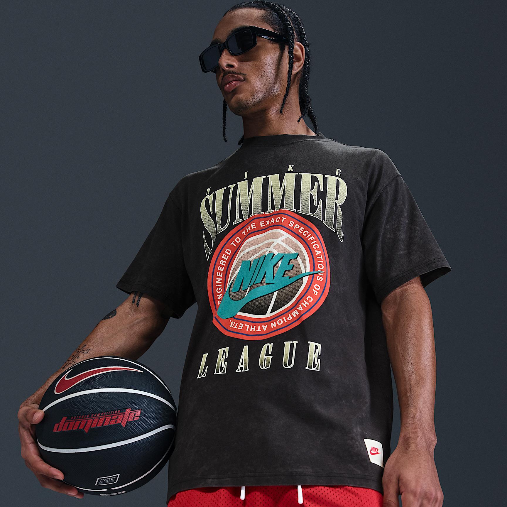 Nike Mens Max90 Basketball T-Shirt | HJ3434-010 Product Image