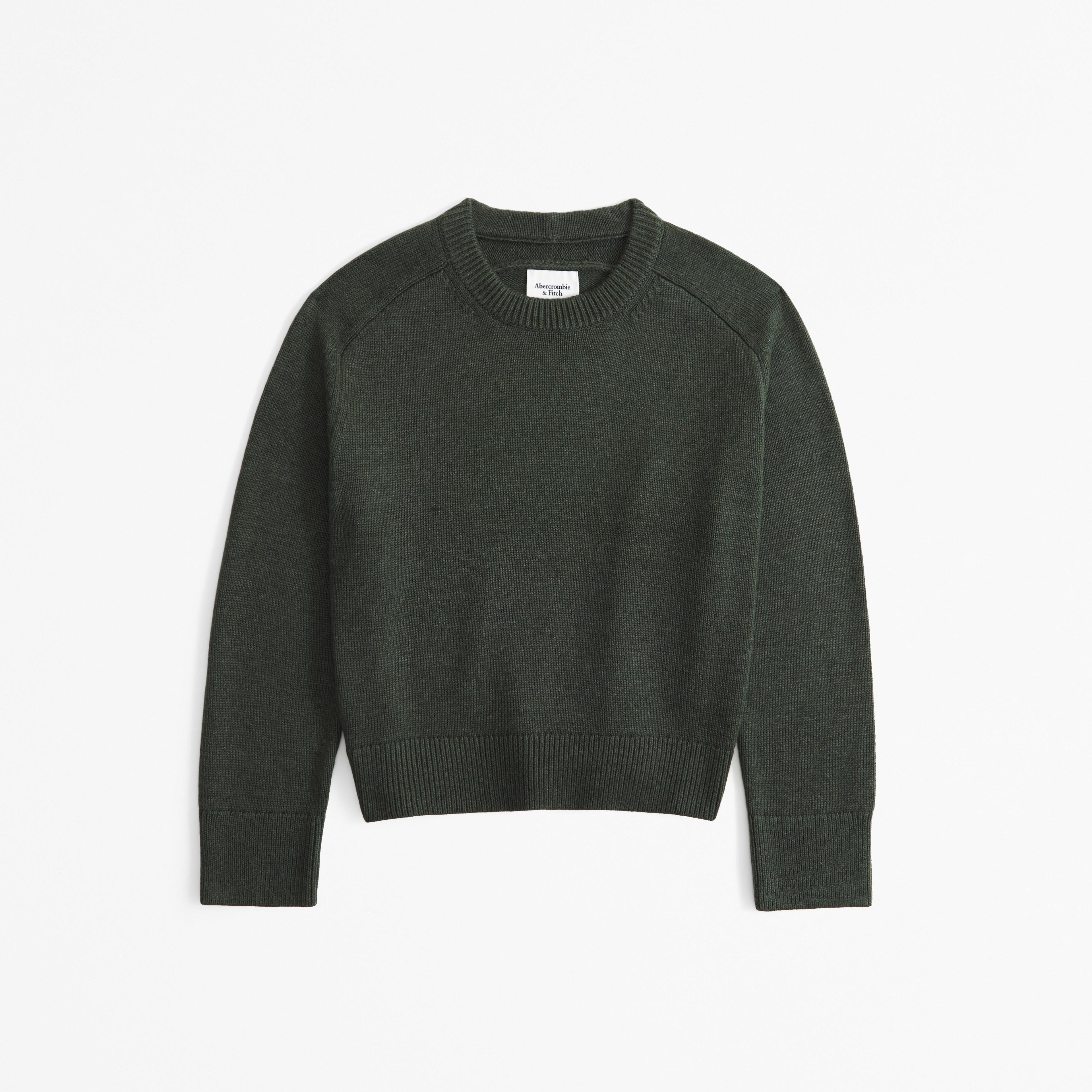 The A&F Madeline Cotton-Blend Crew Sweater Product Image