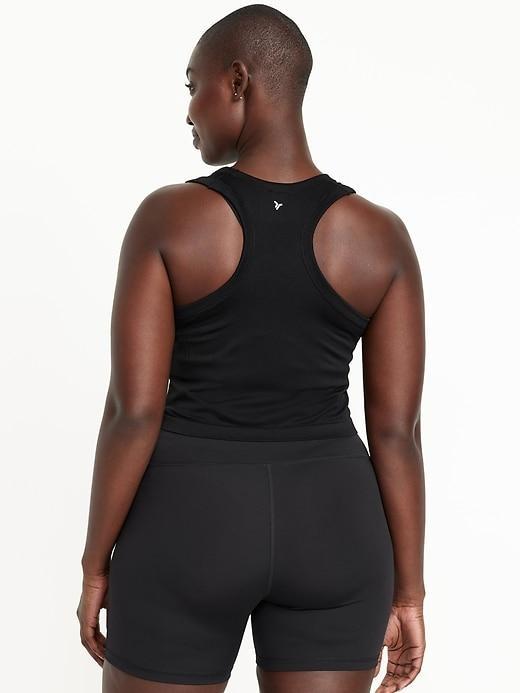 Fitted Seamless Crop Tank Top Product Image