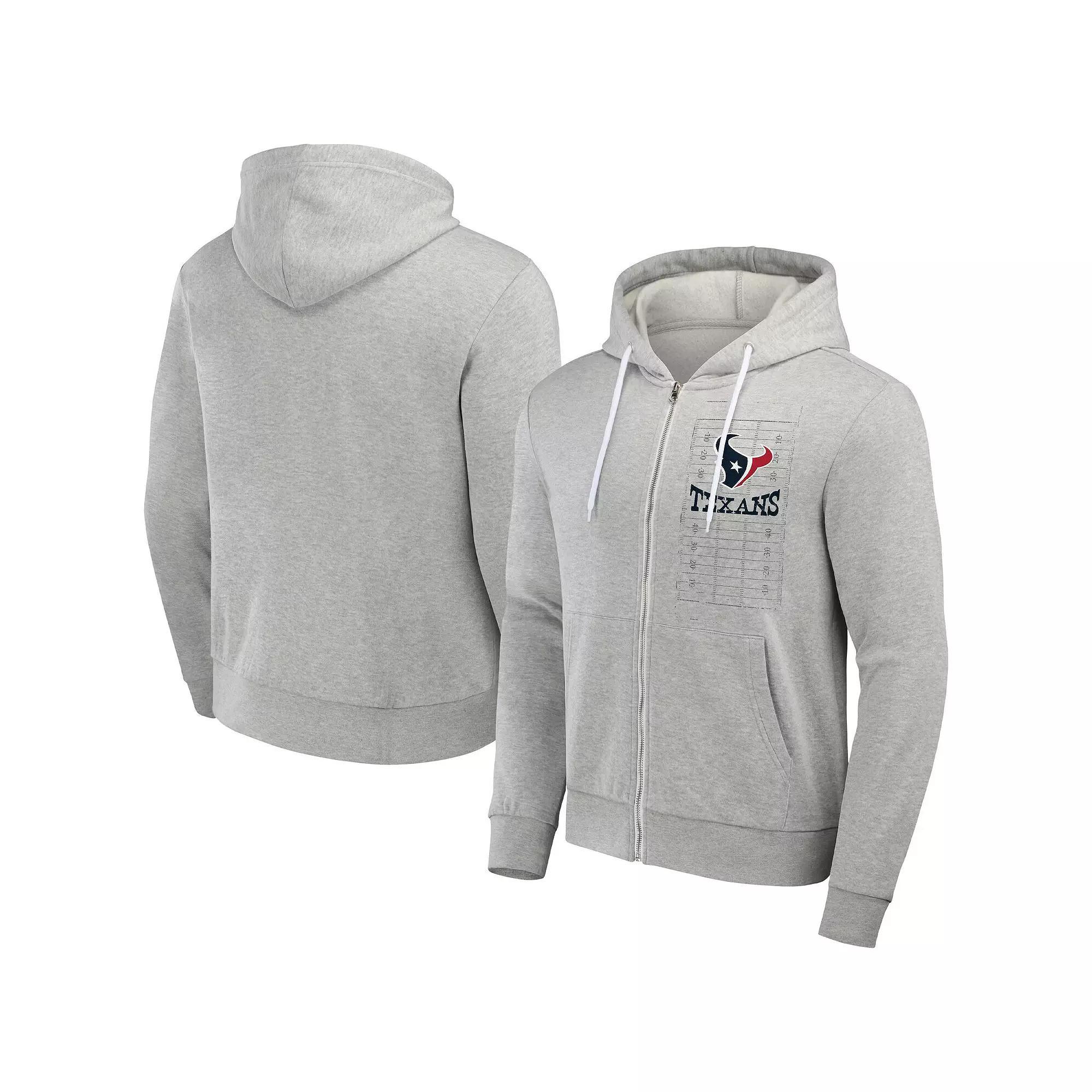 Men's NFL x Darius Rucker Collection by Fanatics Heather Gray Las Vegas Raiders Domestic Full-Zip Hoodie,  Product Image