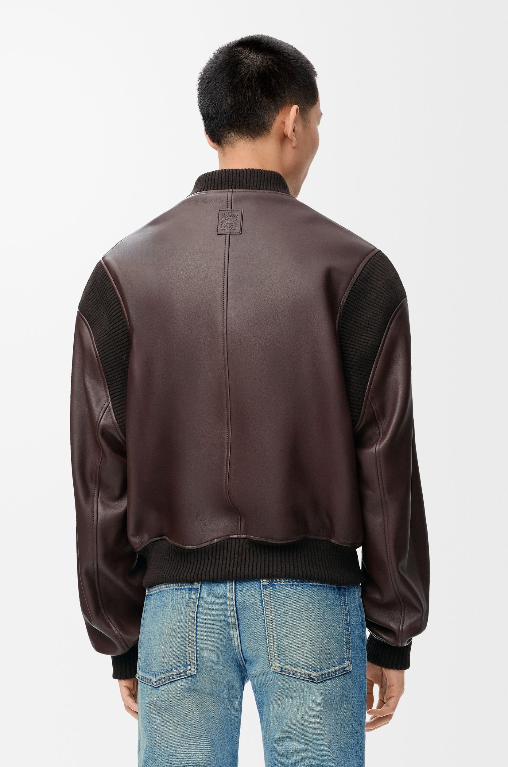 Bomber jacket in nappa lambskin Product Image