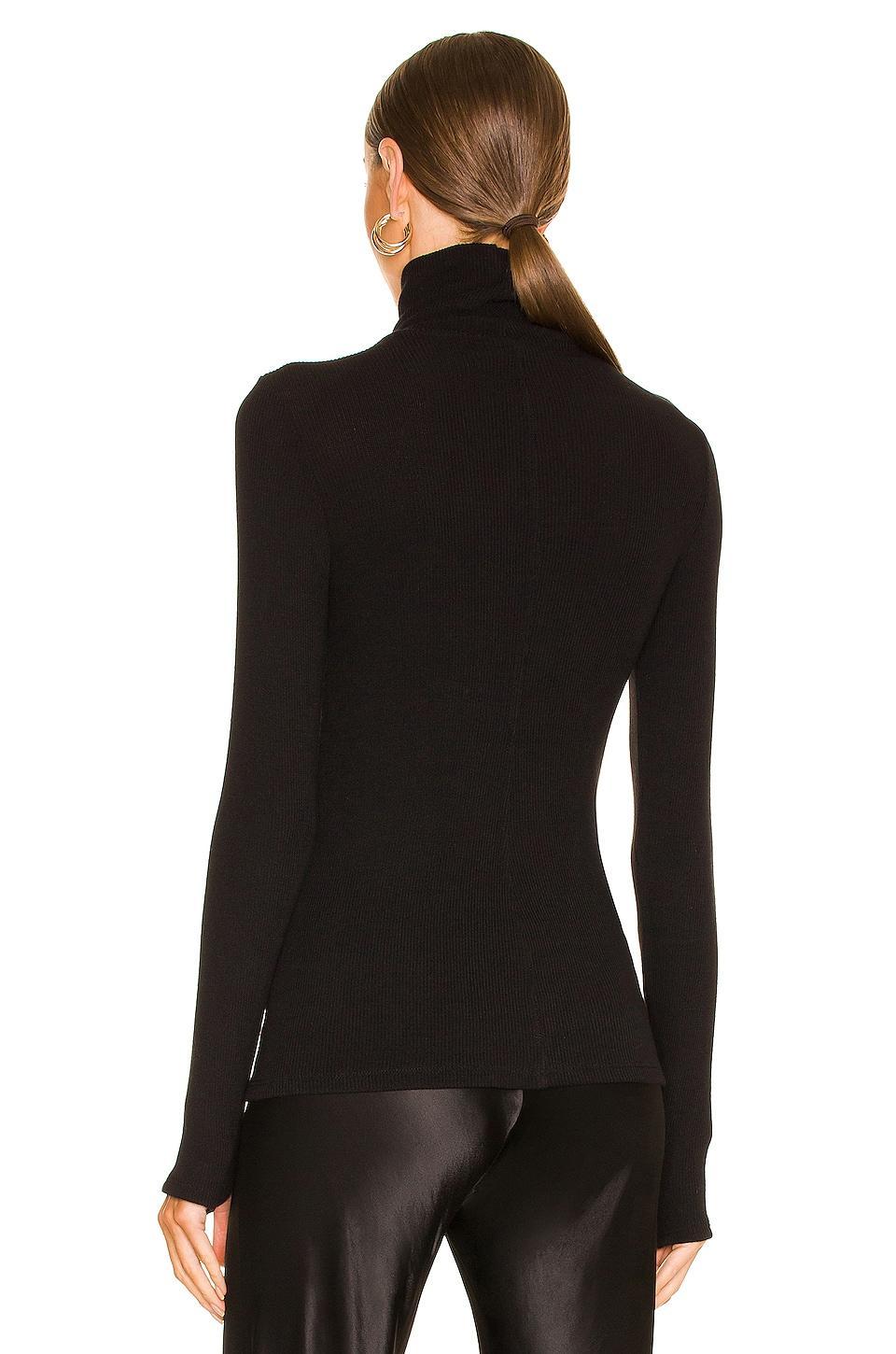 Sweater Knit Long Sleeve Turtleneck Enza Costa Product Image