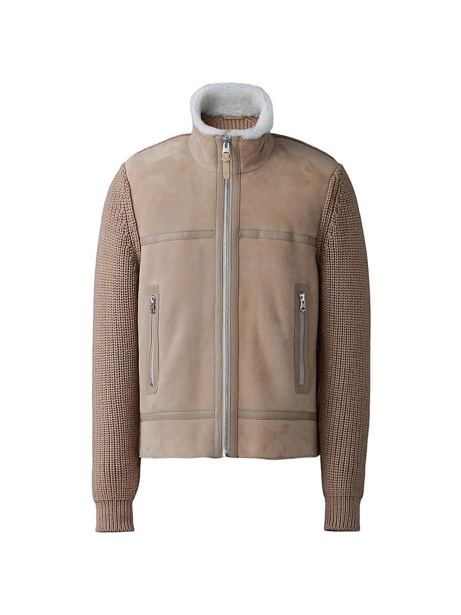 Mens Jonathan Wool Shearling Jacket Product Image