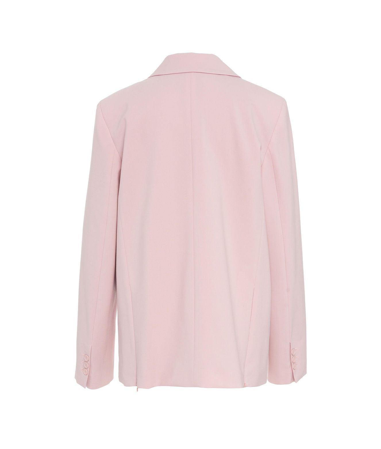 Single-breasted blazer in virgin wool blend Product Image