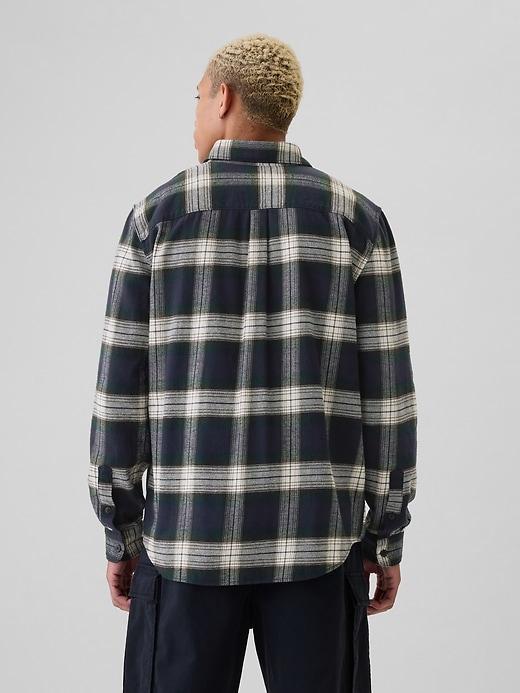 Organic Cotton Flannel Shirt Product Image