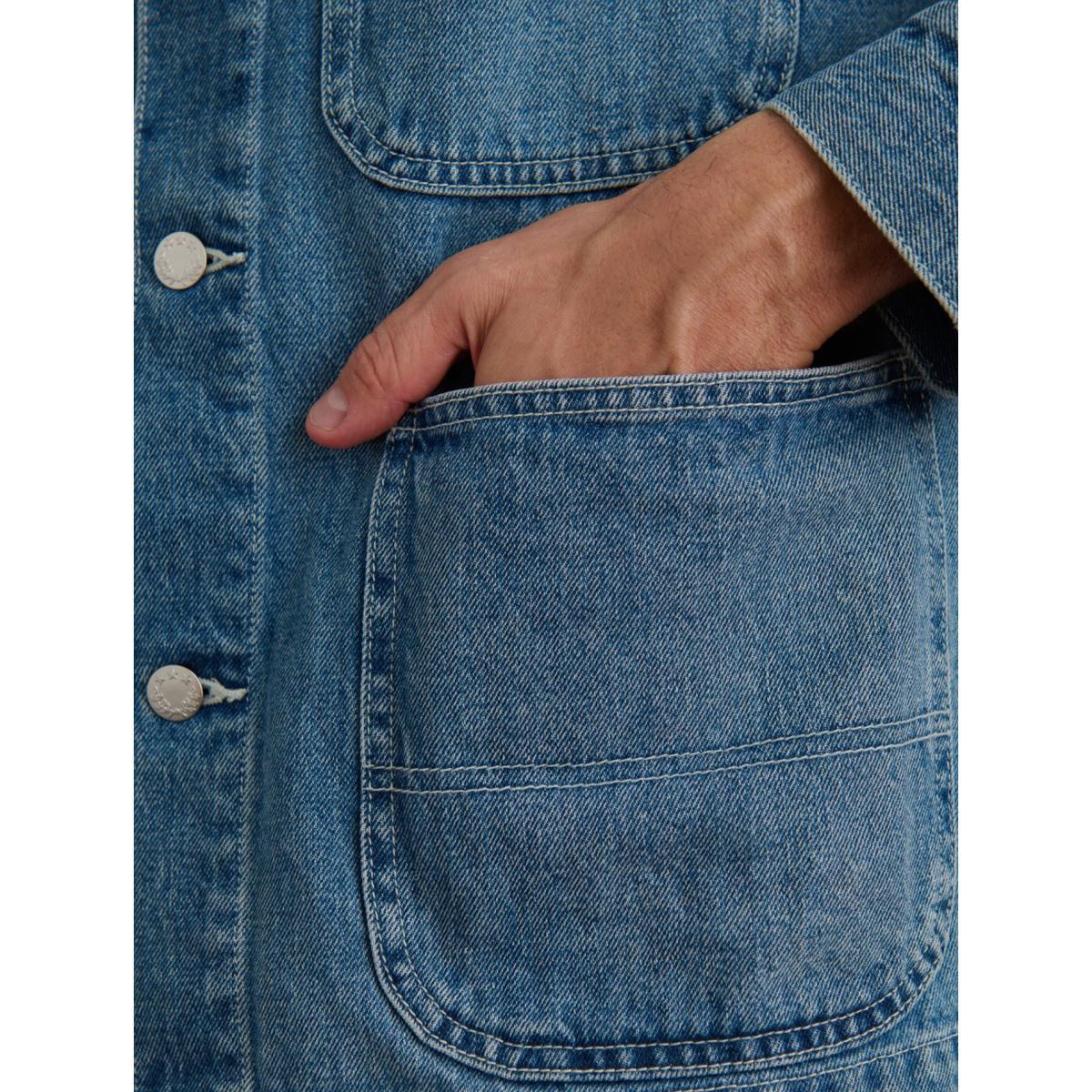 Work Jacket Vintage Wash Denim Product Image