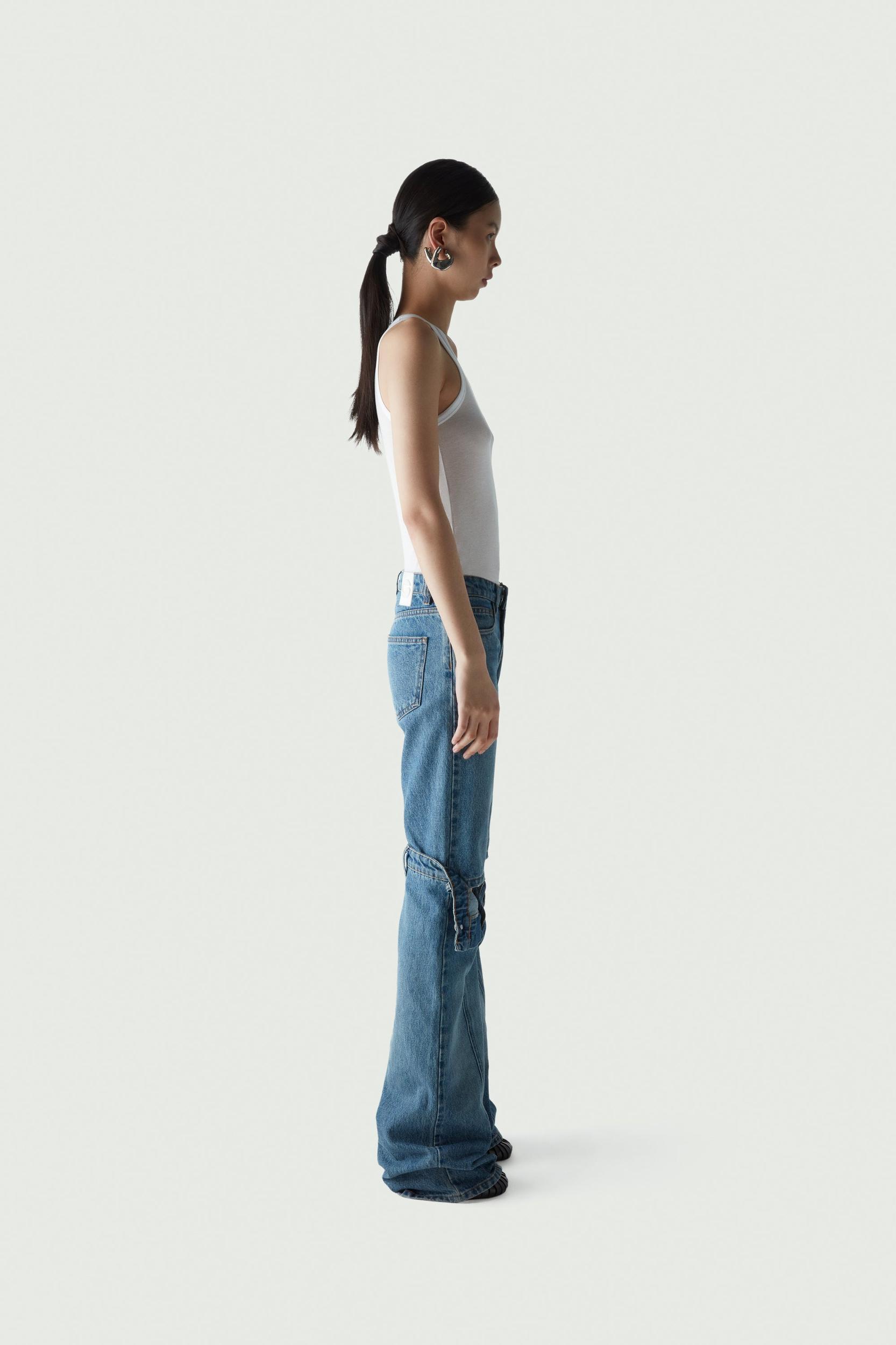 Open Knee Jeans Product Image