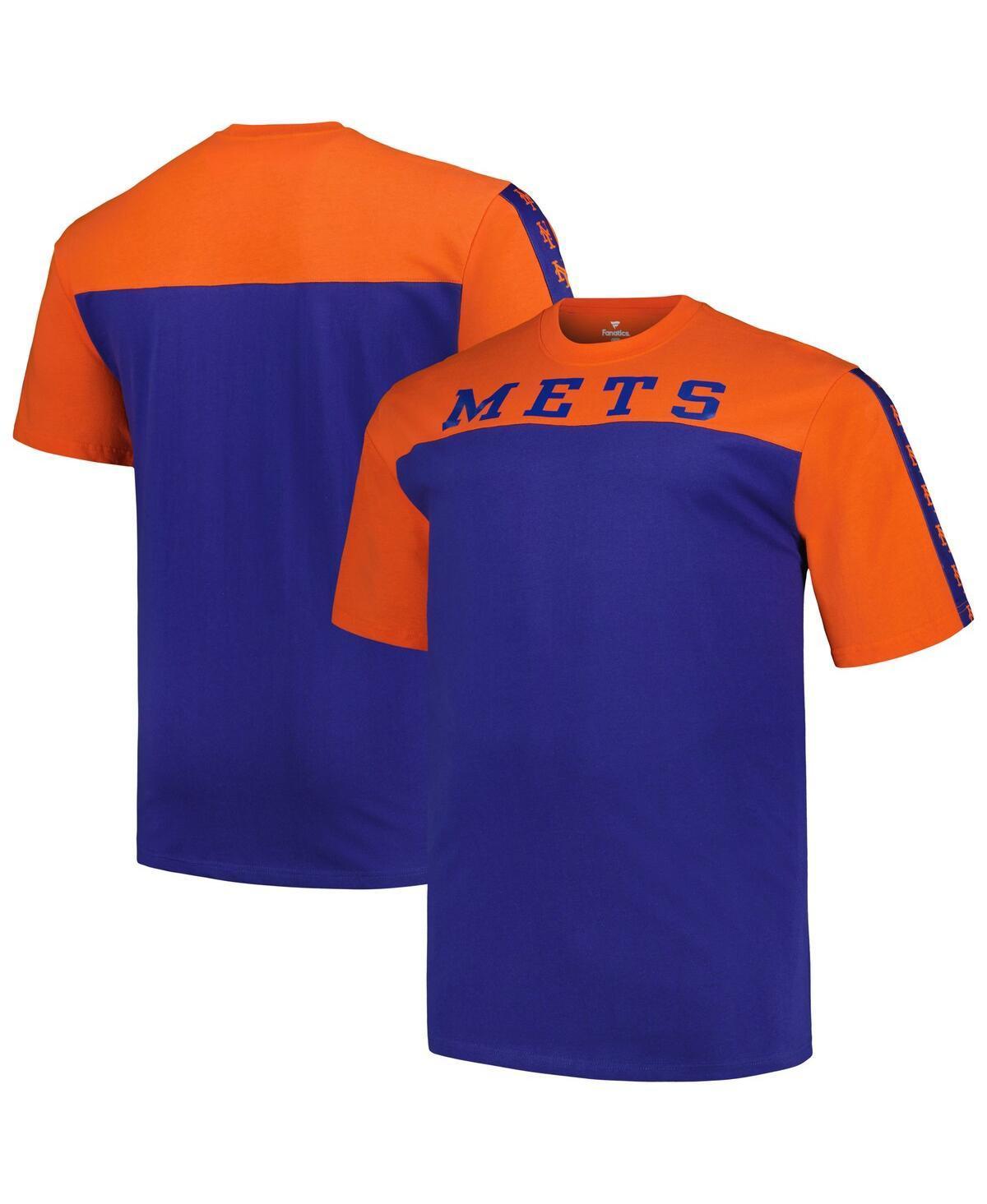 Mens Profile /Royal New York Mets Big & Tall Yoke Knit T-Shirt Product Image