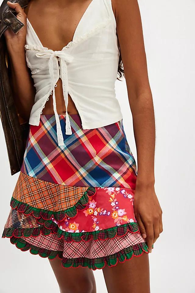 CeliaB Geneva Check Skirt Product Image