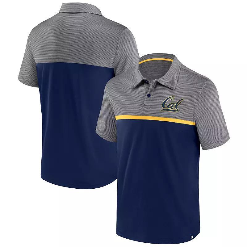 Mens Fanatics Branded /Gray Cal Bears Polo Blue Product Image