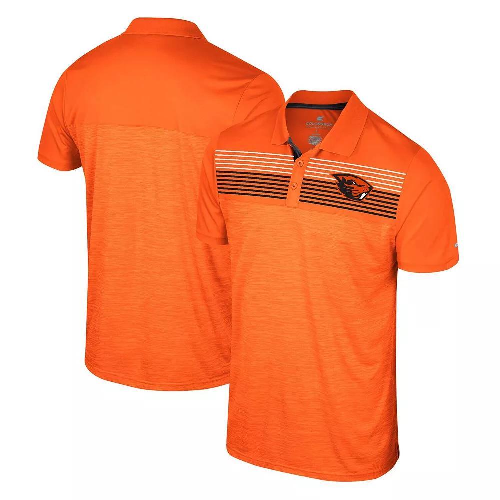Men's Colosseum Orange Oregon State Beavers Langmore Polo,  Product Image