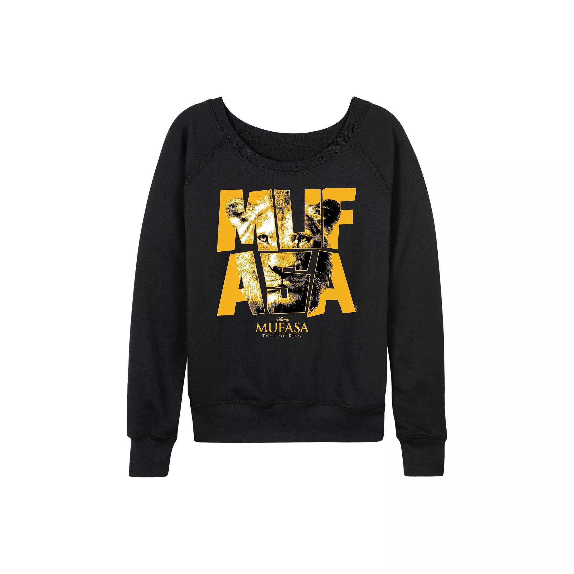 Disney's Mufasa: The Lion King Women's French Terry Long Sleeve Tee,  Product Image