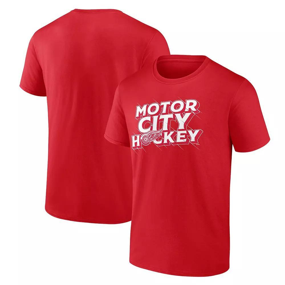 Men's Fanatics Red Detroit Red Wings Local T-Shirt, Size: Medium Product Image