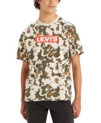 Men's Levi's® Relaxed Fit Short-Sleeve Graphic Tee, Size: Small, Floral Black Product Image